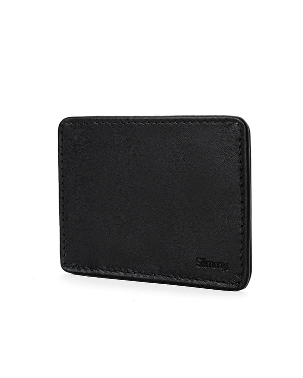 R1S2 1-Pocket 2-Slot Wallet (83mm) - Black