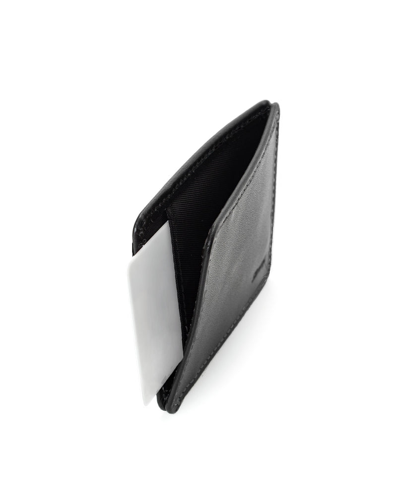 R1S2 1-Pocket 2-Slot Wallet (83mm) - Black