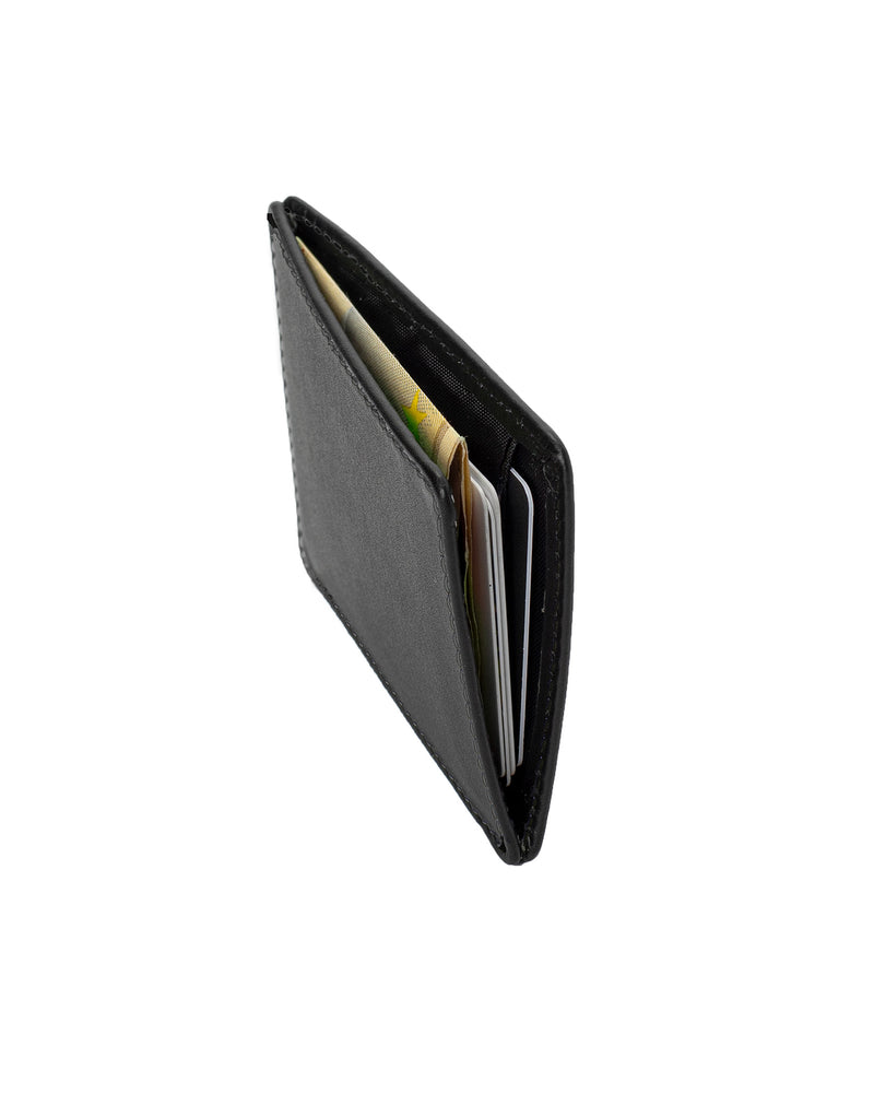 R1S2 1-Pocket 2-Slot Wallet (83mm) - Black