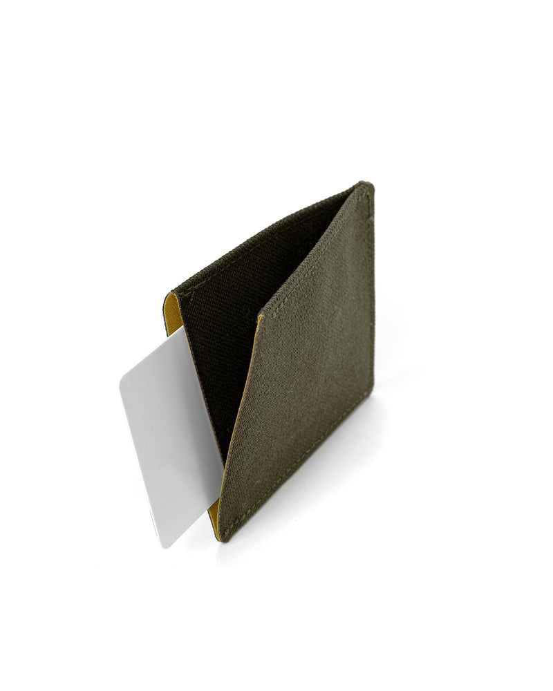 T1SO 1-Pocket 2-Slot Wallet (78mm) - Defiant Olive