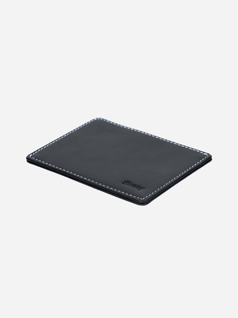 Slimmy R3S2 3-Pocket (83mm) International Wallet - Black - RFID