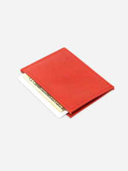 Slimmy OG 3-Pocket (76mm) Slim Leather Wallet - Core Red - RFID