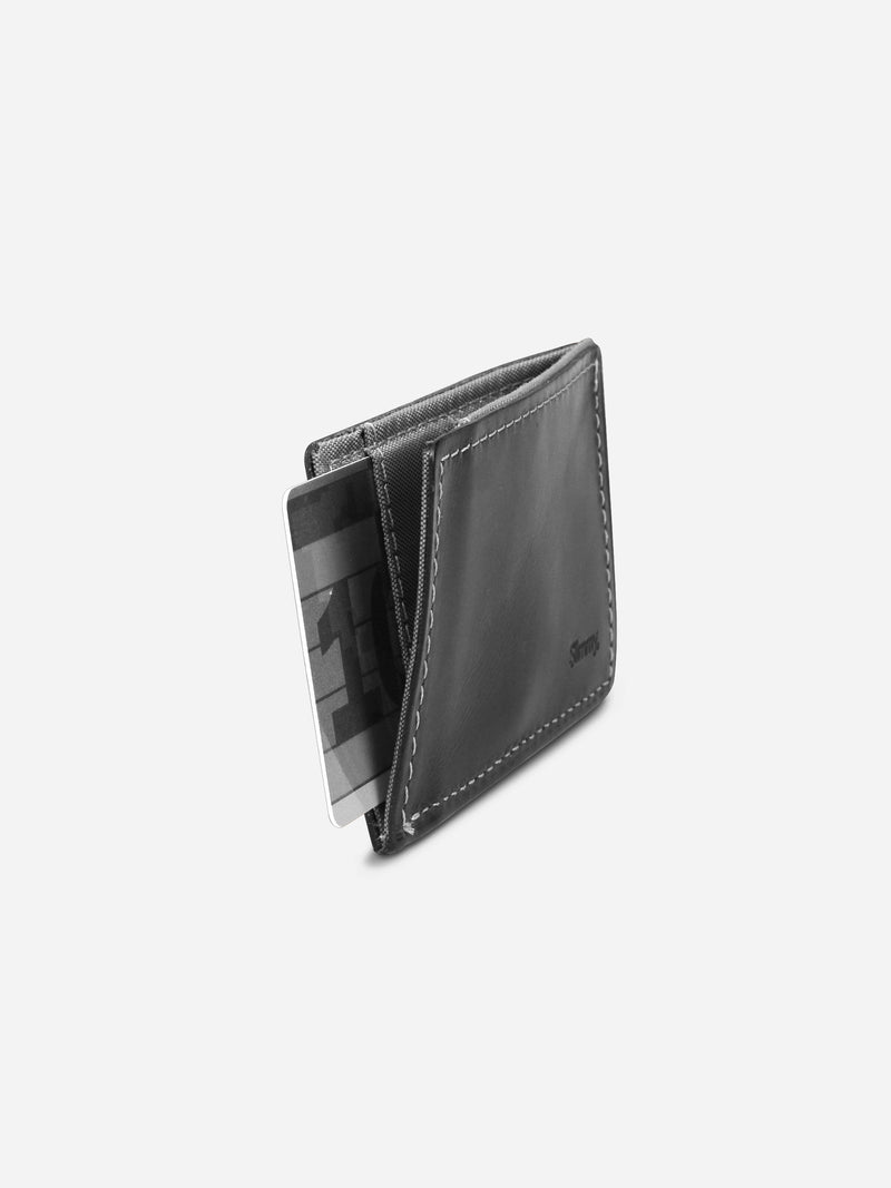 Slimmy R1S1 1-Pocket 2-Slot (68mm) Mini Wallet - Oil Tan - RFID