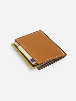 Slimmy R1S1 1-Pocket 2-Slot (68mm) Mini Wallet - Antique - RFID