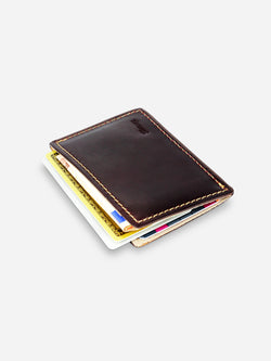 Slimmy R1S1 1-Pocket 2-Slot (68mm) Mini Wallet - Horween - RFID