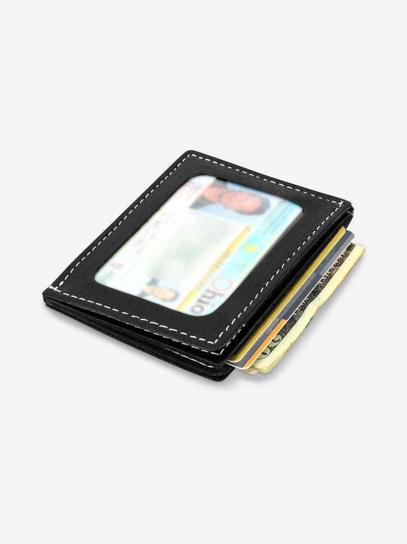 Slimmy R3S2V International 3-Pocket Wallet (79mm) - Black
