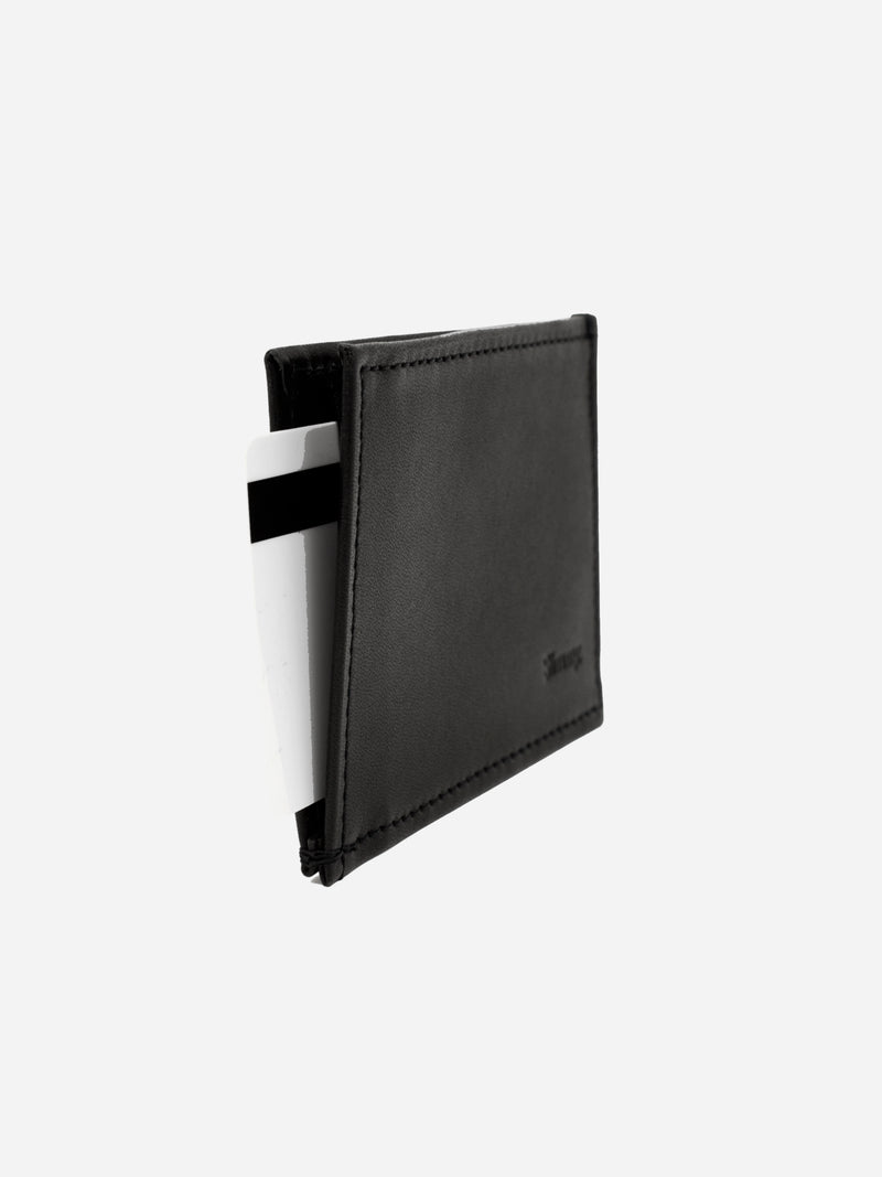 OG X 1-Pocket 2-Slot Wallet (76mm) - Black - RFID
