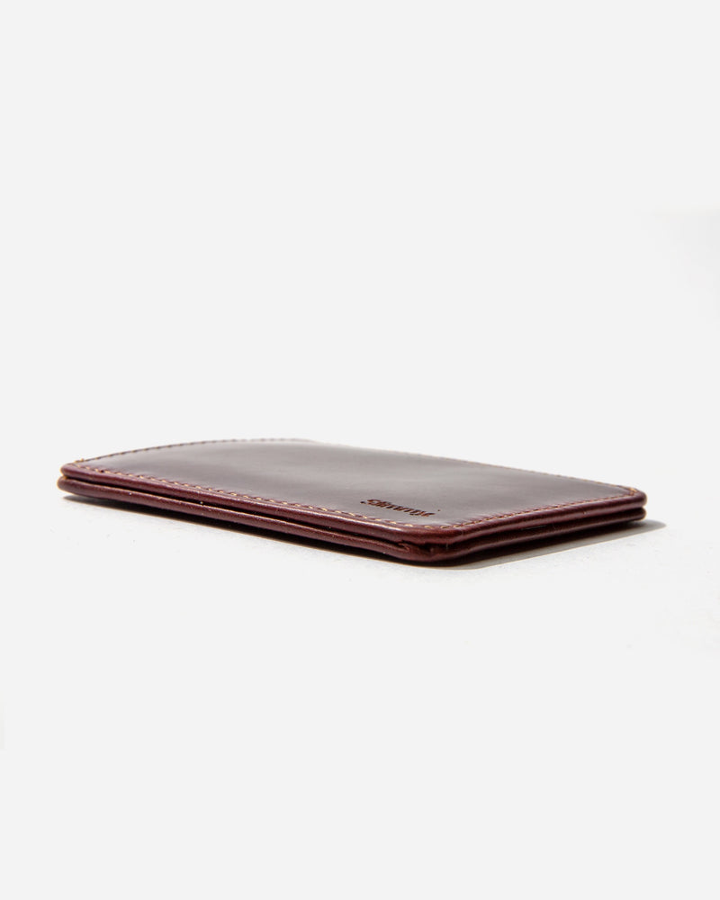 Slimmy R1S2 1-Pocket 2-Slot (83mm) International Wallet - Oil Tan - RFID