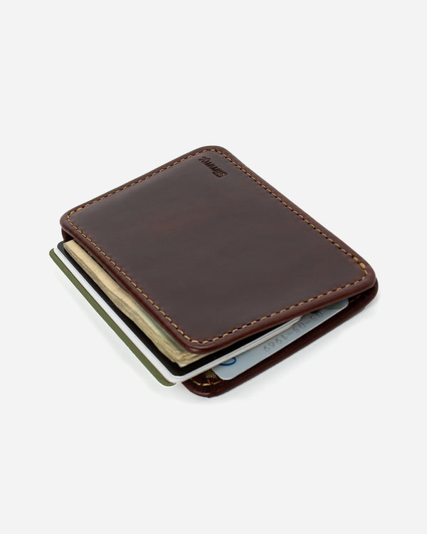 R1SO 1-Pocket 2-Slot Wallet (78mm) - Oil Tan
