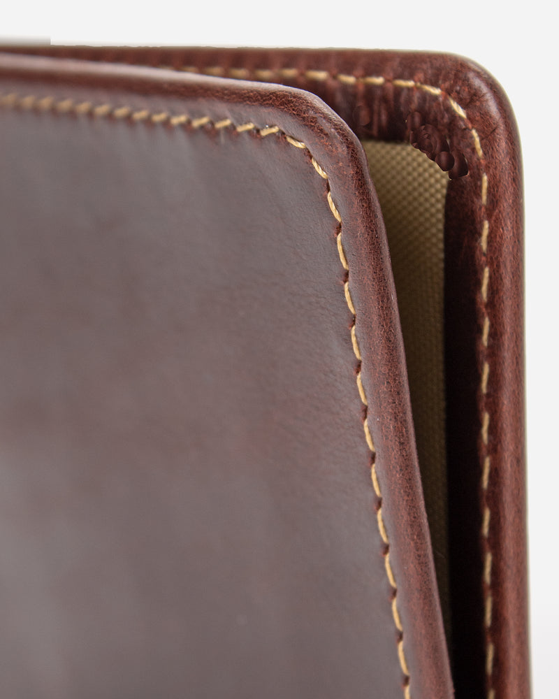 R1SO 1-Pocket 2-Slot Wallet (78mm) - Oil Tan