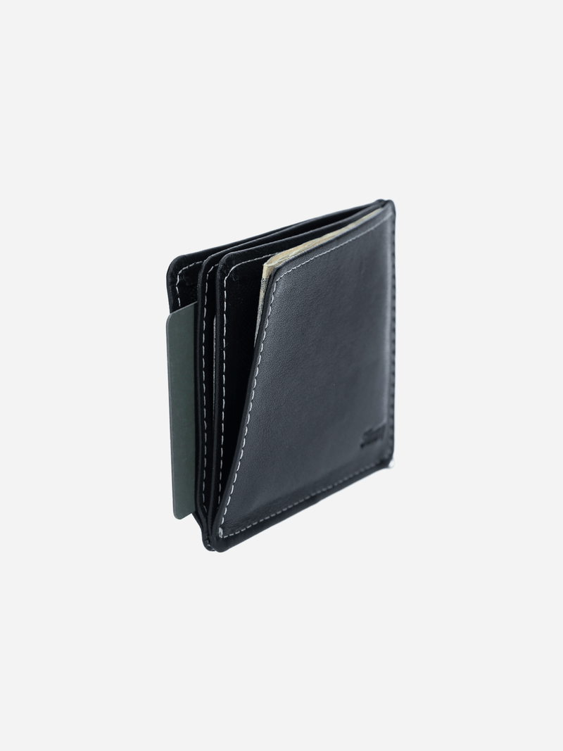 R3SO 3-Pocket Slim Leather Wallet (76mm) - RFID